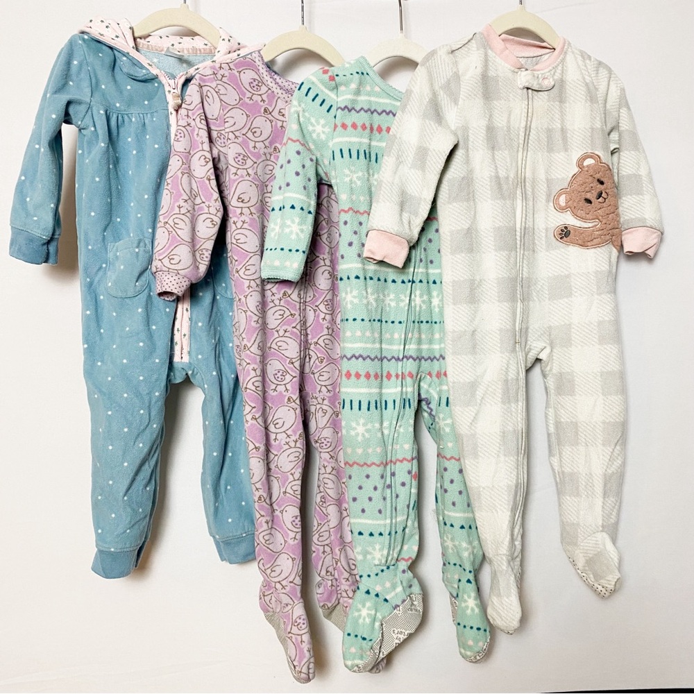 4 Toddler Long Sleeve Fleece PJs Carter’s & Bearpaw
